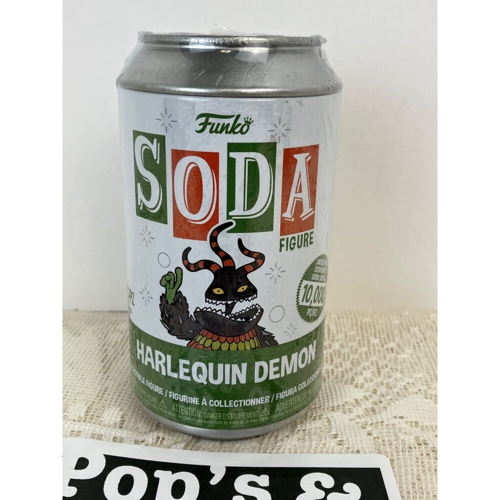 Funko Soda! Harlequin Demon Figure Limited Edition Sealed W/Defected Can